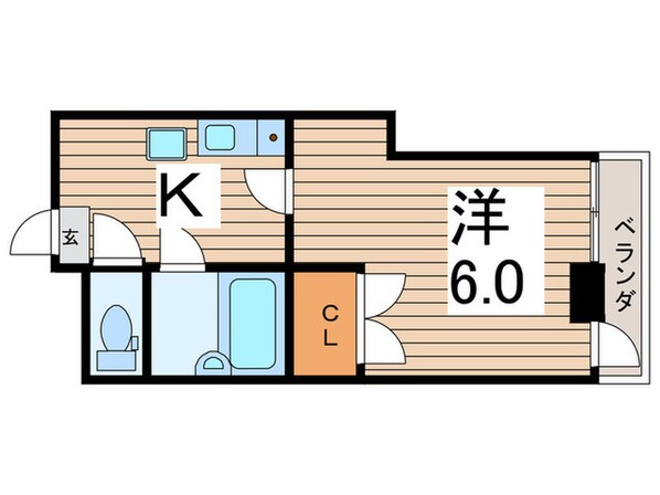 平和ハイツの物件間取画像